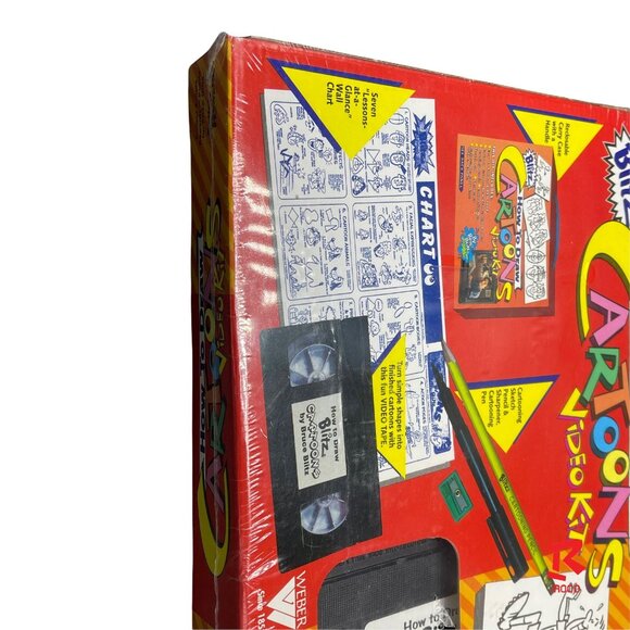 📼Blitz Cartoons How To Draw VHS Video Kit By Bruce New Sealed📼 - Picture 10 of 11